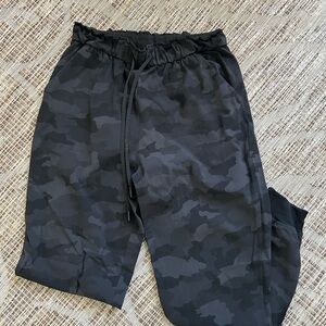Lululemon Athletica Black Camouflage Joggers